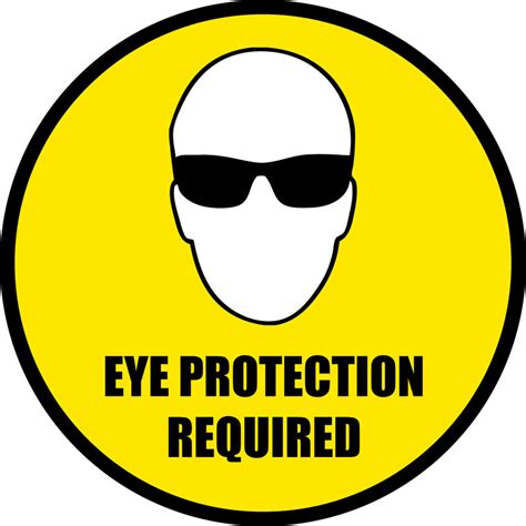 Eye Protection Required Phs Safety