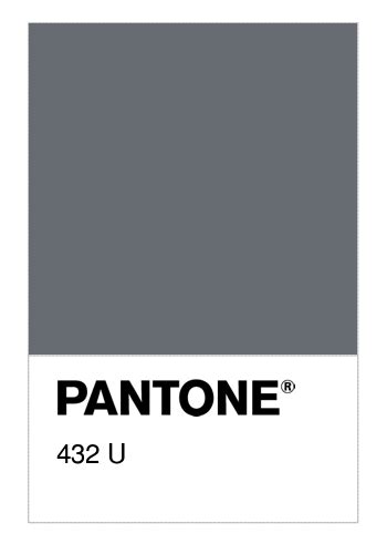 Colore Pantone® 432 U Numerosamenteit