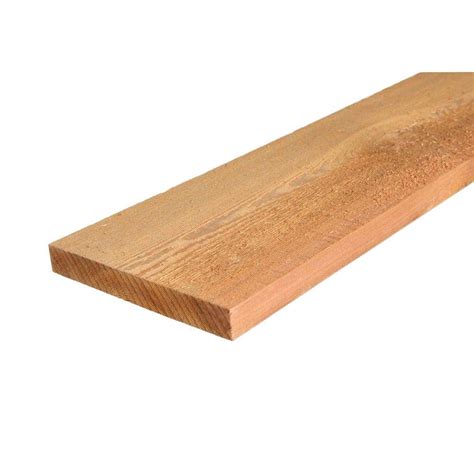 54 In X 8 In X 12 Ft S1s2e Western Red Cedar Fascia Board 804709