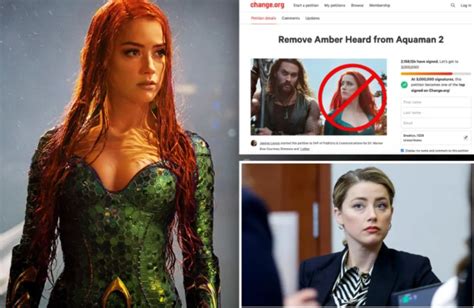 Petition To Remove Amber Heard From Aquaman Reaches Over M Signatures Kdamtsi Reports