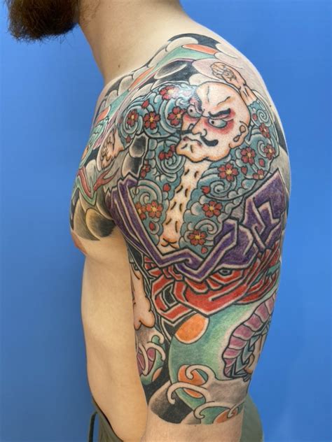 Japanese Sleeve Tattoo Dallas Tattoo Artist Carl Hallowell