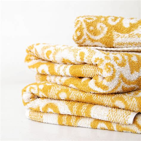 3pc Fieldcrest Towels Goldenrod Yellow Etsy Vintage Towels Towel