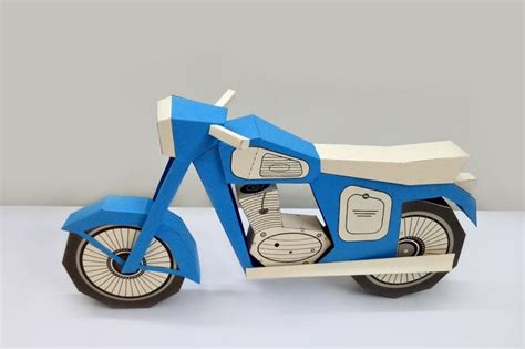 Diy Vintage Bike 3d Papercraft Diy Vintage Paper Crafts Vintage Bike
