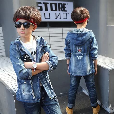 Baby Boy Clothes For Teenagers Boys Denim Jacket 2019 Spring Outerwear