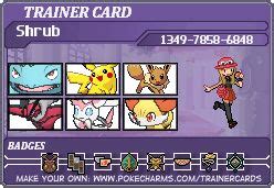 Browse the pokémon tcg card database to find any card. My own Pokémon trainer card!! Pokecharms.com/trainercards ...