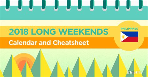 13 Long Weekends In The Philippines In 2018