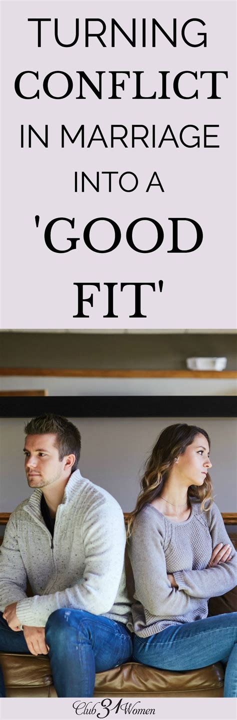 Turning Conflict In Marriage Into A ‘good Fit Marriage Romance