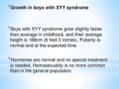 Xyy Syndrome Diagram