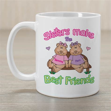 Sisters Best Friends Coffee Mug Tsforyounow