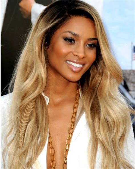 Shortly after music video dropped, she wore returned to her dark brunette hair, wearing it long and straight for a performance in cannes last night. TEEYZ WORLD: Trendy hair styles of Ciara we love.