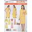 Simplicity Sewing Pattern 4991 Misses Size 14 16 18 20 Easy Dress Jacket