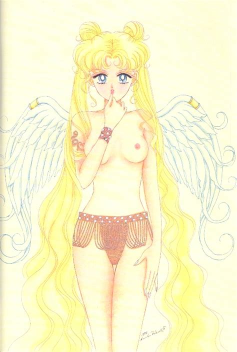 Rule 34 1997 1girls Angel Bishoujo Senshi Sailor Moon Blonde Hair Blue Eyes Breasts Double Bun