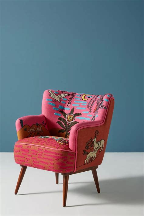 Imagined World Petite Accent Chair Anthropologie Shabby Chic