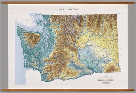 Washington Physical David Rumsey Historical Map Collection