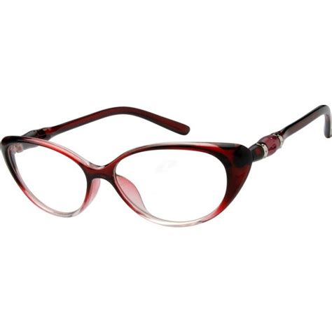 Red Cat Eye Glasses 274018 Zenni Optical Eyeglasses Cat Eye