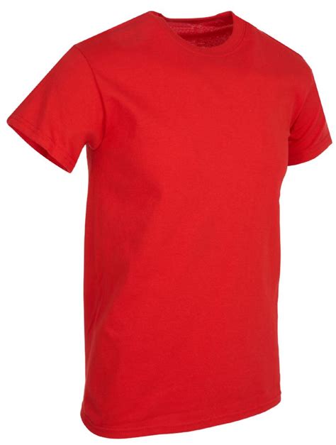 144 wholesale mens cotton short sleeve t shirts solid red size xxl at