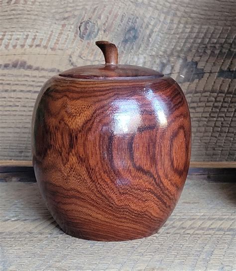 Wooden Container With Lid Wood Container Vintage Handmade Etsy