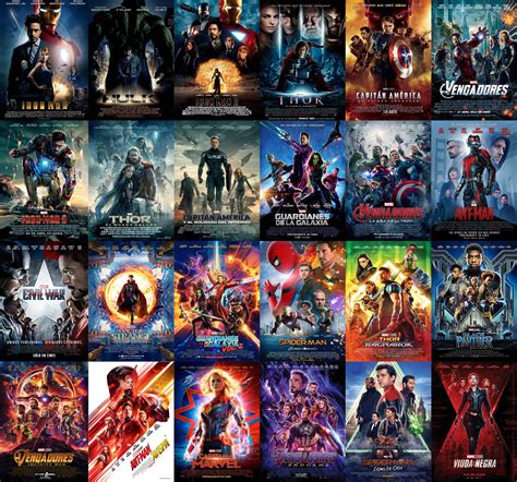Marvel Cinematic Universe 2008 2019 23 Movies 1080p Web Dl