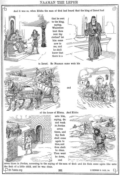 You could tell the story of naaman using a bible story book or bible and then give them this printable to work through. Image: Bible 122Ki05 08 14 Naaman the Leper
