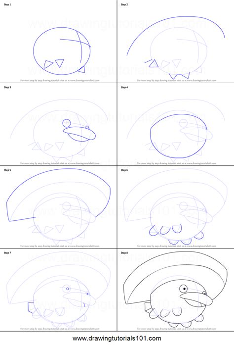 How To Draw Lotad From Pokemon Printable Step By Step Drawing Sheet