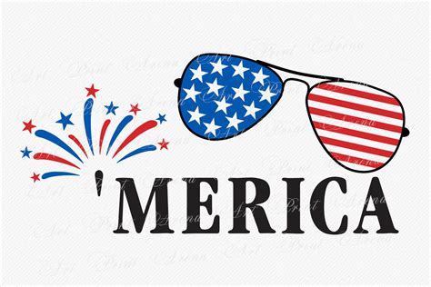 Get Free Merica Sunglasses Svg Images Free SVG files | Silhouette and