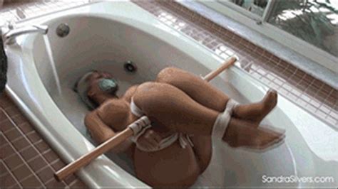 Underwater Bondage Peril As Buxom Housewife Sandra Is Bound In The Jacuzzi Sd Sandra