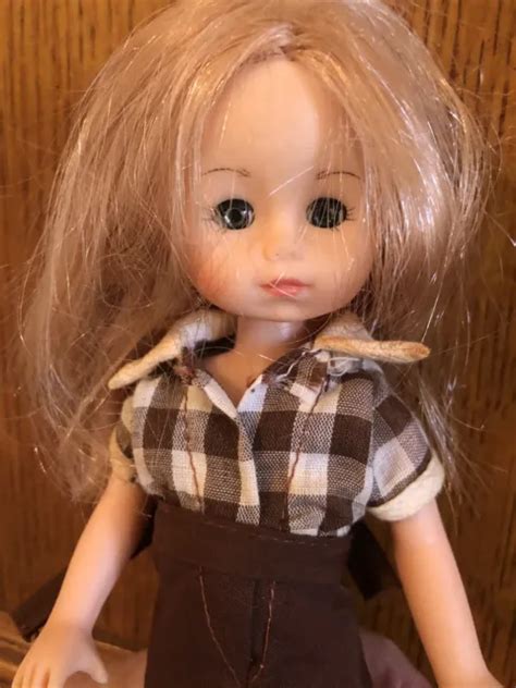 vintage 1970 s ginny doll by vogue 8” blonde with blue eyes 18 00 picclick