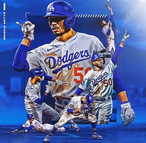 Los Angeles Dodgers Baseball Poster
