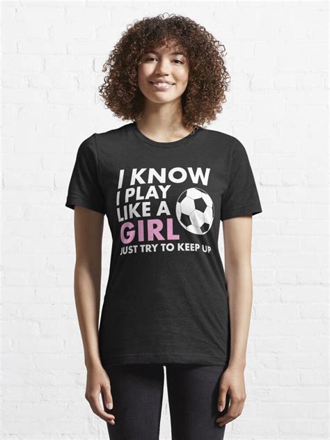Funny Womens Girls Soccer T Shirt Cool Girls Womens Soccer Shirts