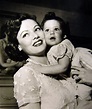 Gene Tierney and Christina, 1950s. She had two daughters Antoinette ...