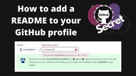 How To Add A Readme To Your Github Profile Youtube