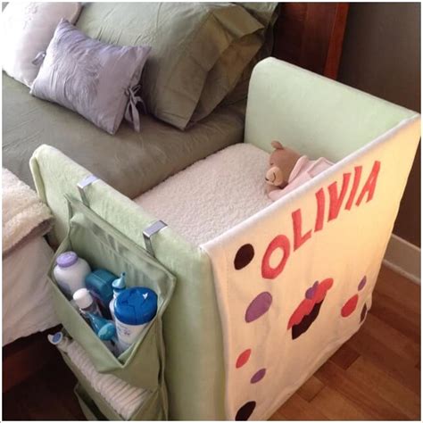 He has a crib in a big room all nicely decorated just for him, but it's downstairs. 10 Wonderful DIY Co-Sleeper Crib Ideas