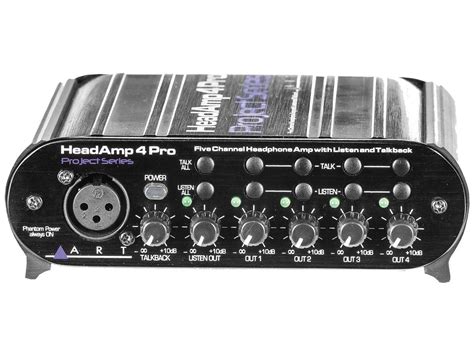 ART HeadAMP Pro Talkback Özelliğine Sahip Kanal Kulaklık Amplifikatörü ART HeadAmp Pro bu