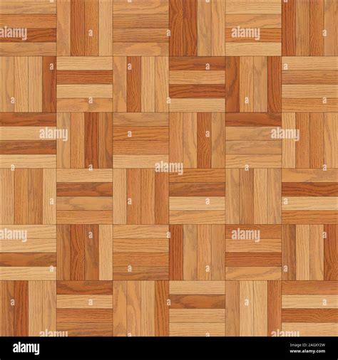 Seamless Wood Parquet Texture Chess Light Brown For Render Interior