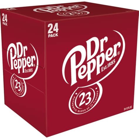 Dr Pepper Soda Cans 24 Pk 12 Fl Oz Foods Co