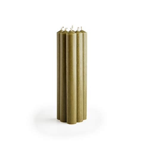 St Eval Taper Candles Olive Green Jacobsons Gourmet Concepts