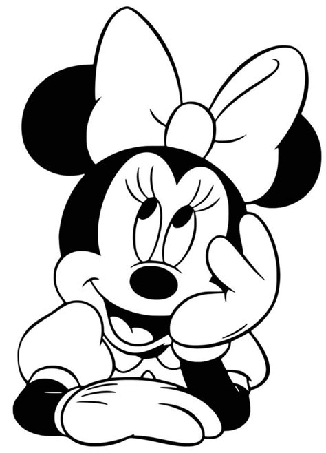 Desenhos Da Minnie Para Colorir Como Fazer Em Casa