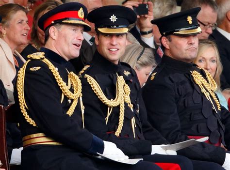 Swoon See Prince William In A Black And Gold Irish Guards Uniform E