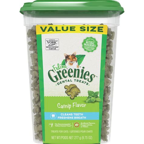 Greenies Feline Catnip Complete Dental Treat 975oz