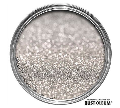 Silver Glitter In A Circle On A White Background