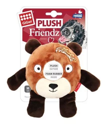 Gigwi Oso Plush Friendz Con Sonido Color Marrón Claro MercadoLibre