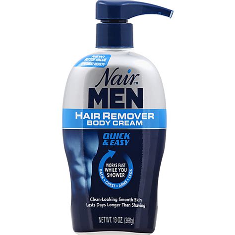 Nair Men Body Cream Hair Remover Oz Pump Shop Edwards Food Giant
