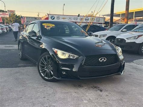 Used 2018 Infiniti Q50 Red Sport 400 Awd For Sale With Photos Cargurus