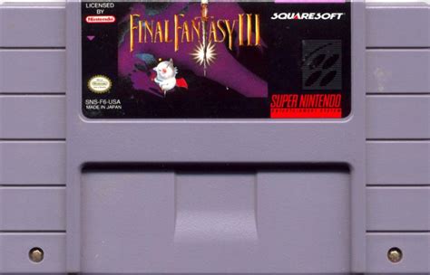 Final Fantasy Iii 1994 Snes Box Cover Art Mobygames