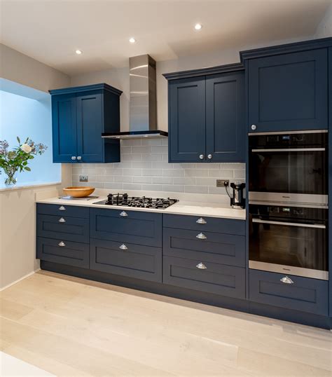 Stoneham Shaker Style Blue Kitchen East Sheen Richmond