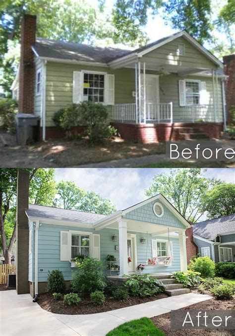 Before And After Of Our 1940s Bungalows Exterior Baystreetbungalows