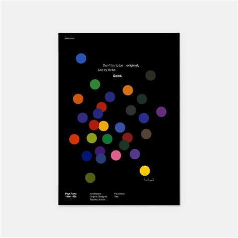 Paul Rand Quotes Poster Series On Behance