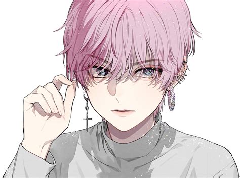 風李たゆ On Twitter In 2020 Pink Hair Anime Anime Boy Hair Anime