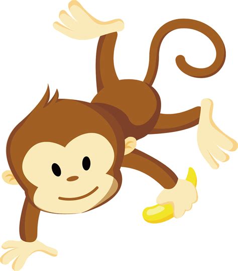 Download Chimpanzee Cartoon Clip Art Monkey With Bananas Clipart Png