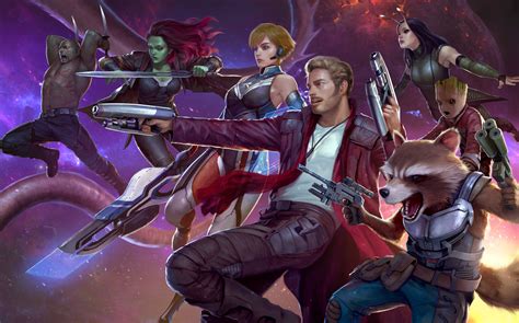 Guardians Of The Galaxy Marvel Future Fight Hd Games 4k Wallpapers